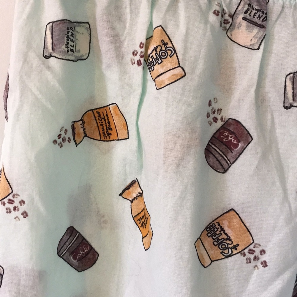 Forever 21 coffee pajama pants, light green, small